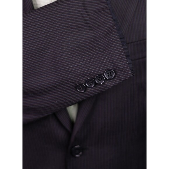 JOE JOSEPH ABBOUD Blazer Black Jacket 100% Wool Sport coat 38 Regular - Picture 8 of 11